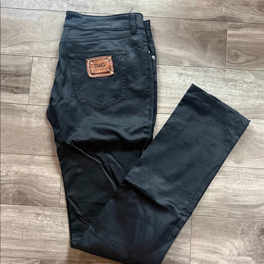 D&G womans Slim Black Jeans